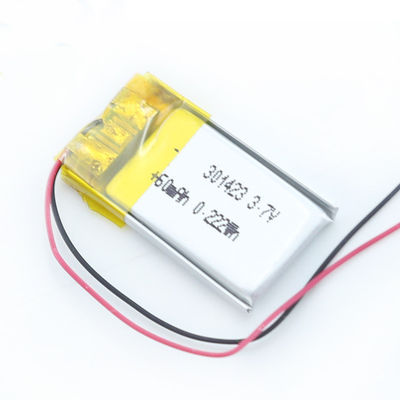 301423 μπαταρία 3.7v 60mah Lipo για το φωτισμό κασκών Bluetooth